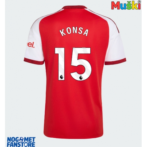Arsenal Ezri Konsa #15 Domaci Dres 2026-27 Kratak Rukav